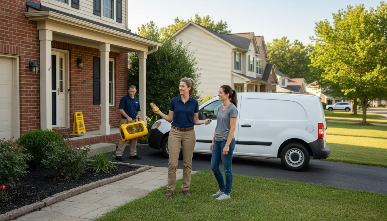 Water restoration image for Dehumidification And Cleanup Services in Westville, NJ